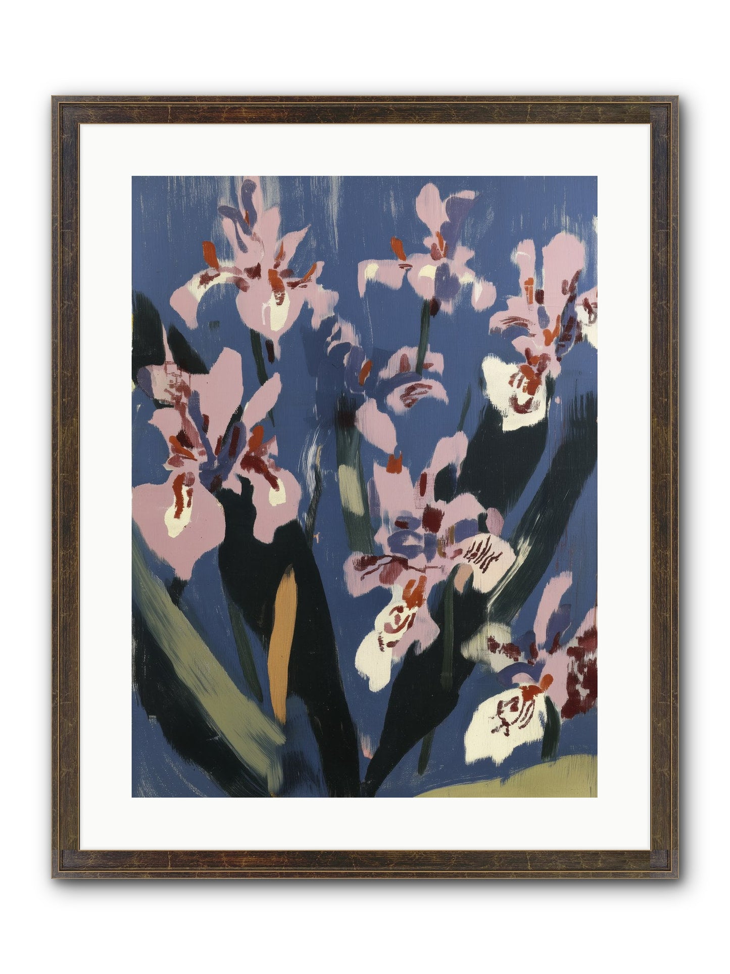 Silent Opera Framed Print - Slimwoods Black/Gold 18x24