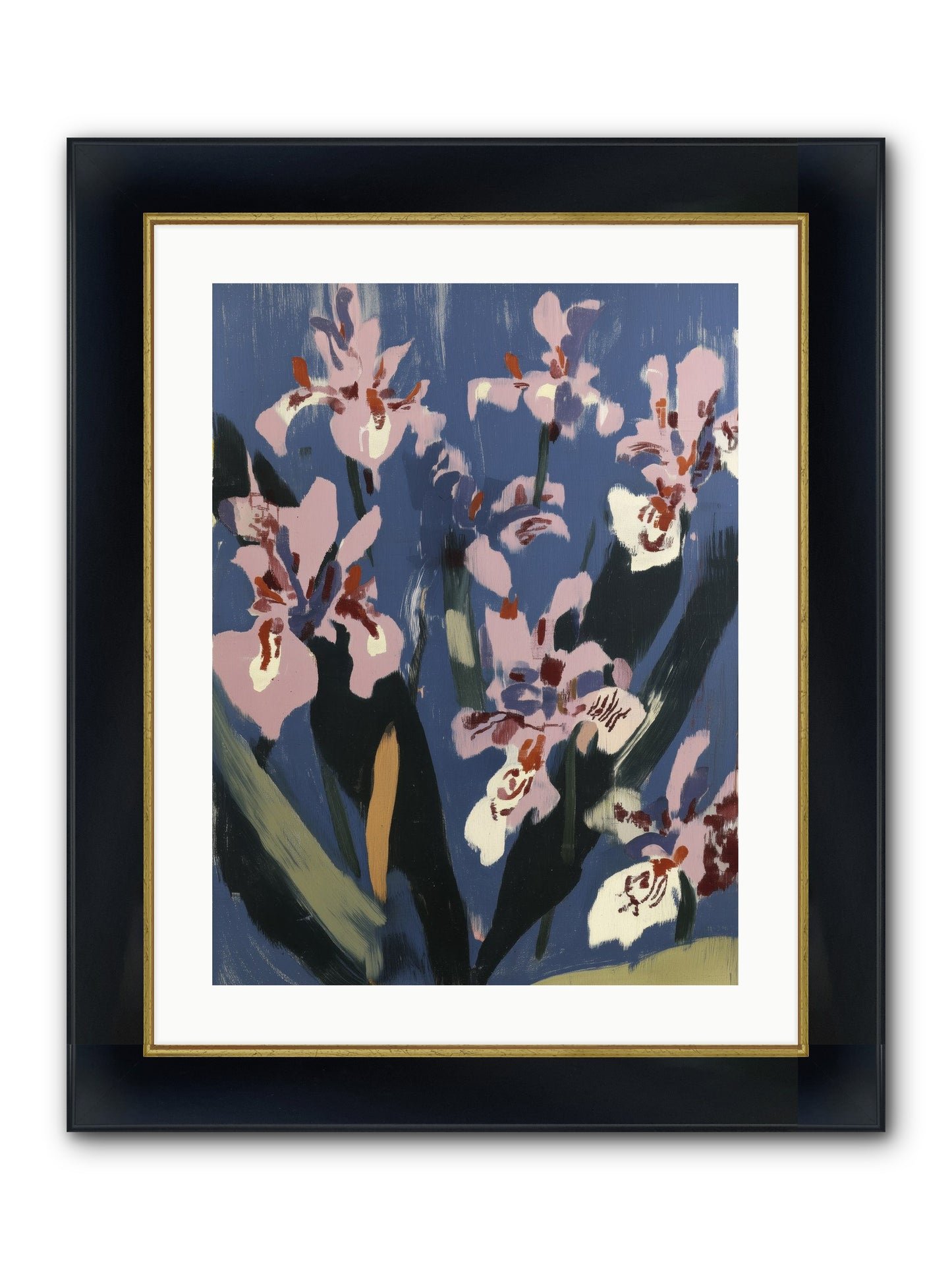 Silent Opera Framed Print - Wide Black w/Gold 18x24