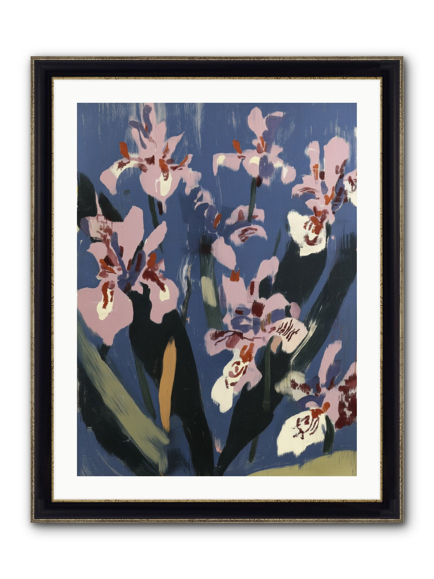 Silent Opera Framed Print - Black & Gold 24x32