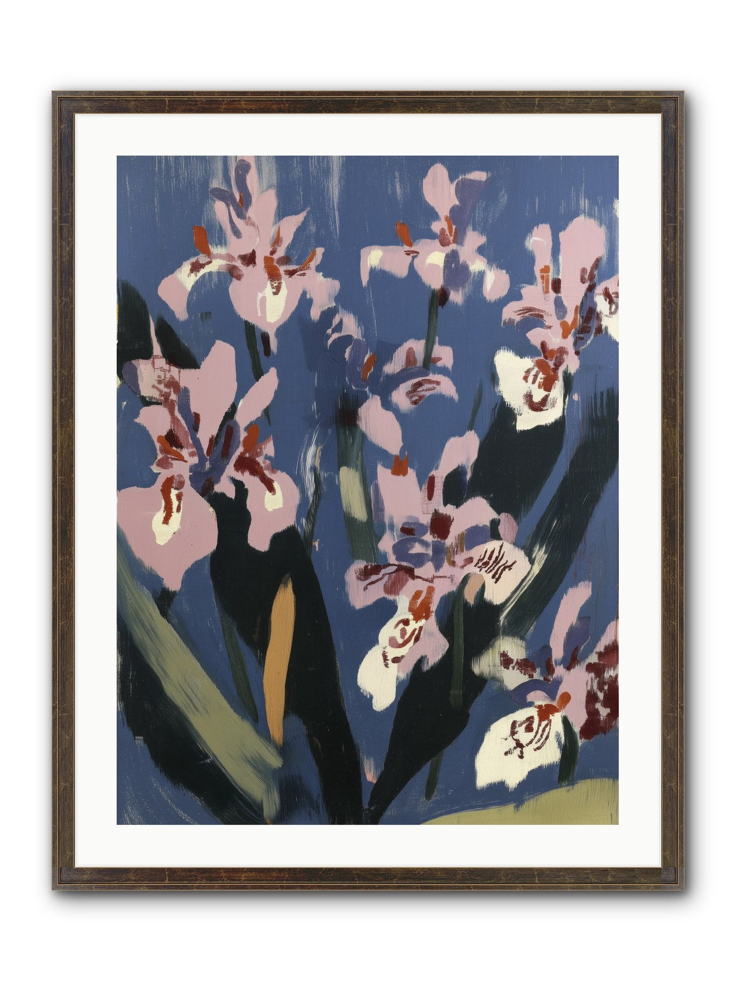 Silent Opera Framed Print - Slimwoods Black/Gold 24x32