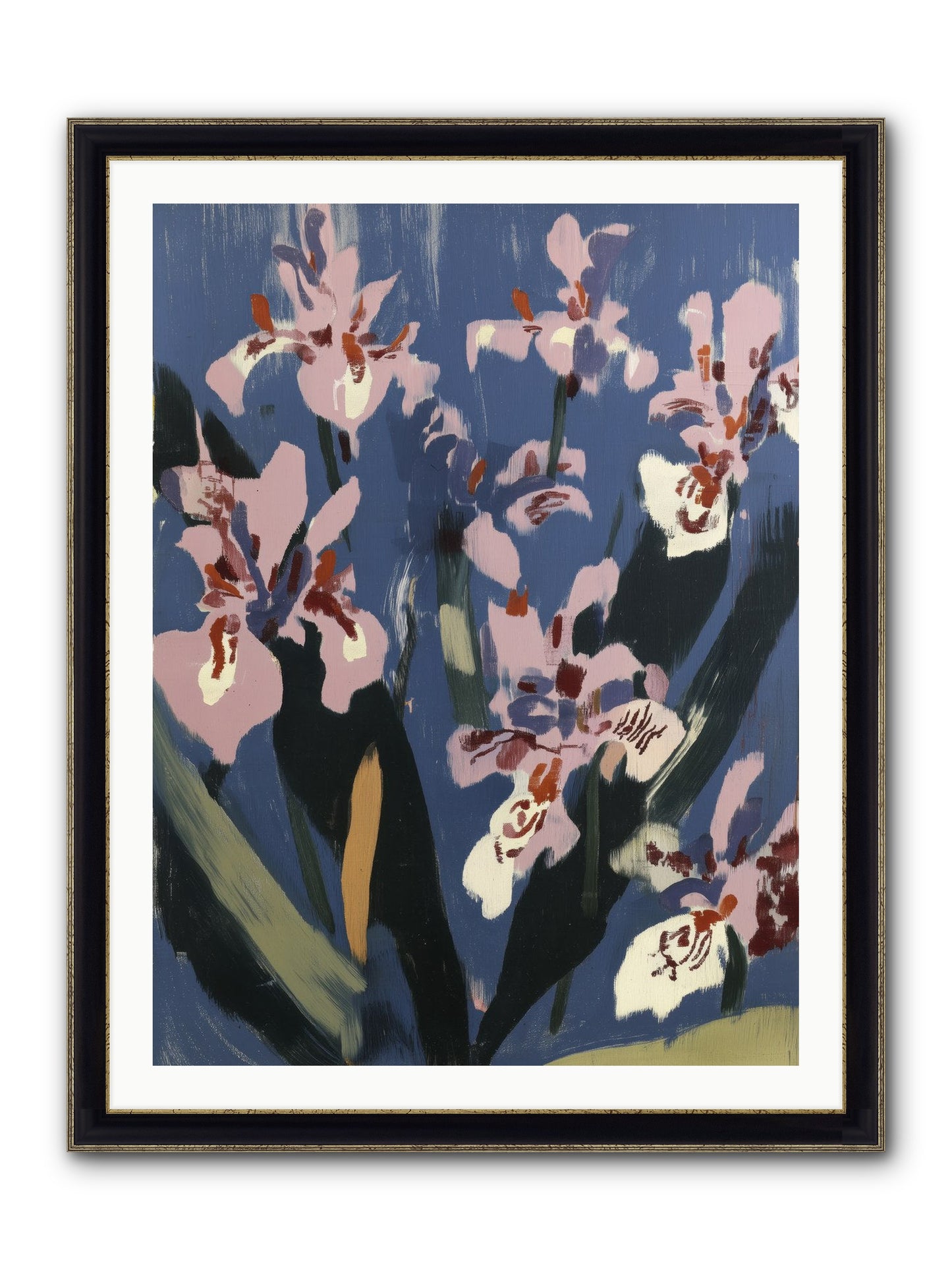 Silent Opera Framed Print - Black & Gold 30x40