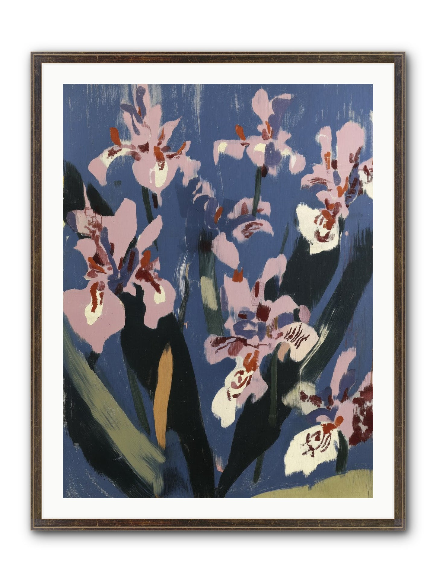 Silent Opera Framed Print - Slimwoods Black/Gold 30x40