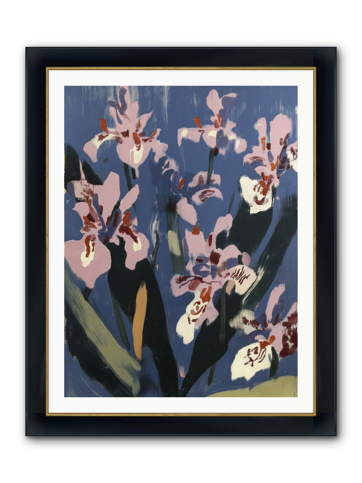 Silent Opera Framed Print - Wide Black w/Gold 30x40