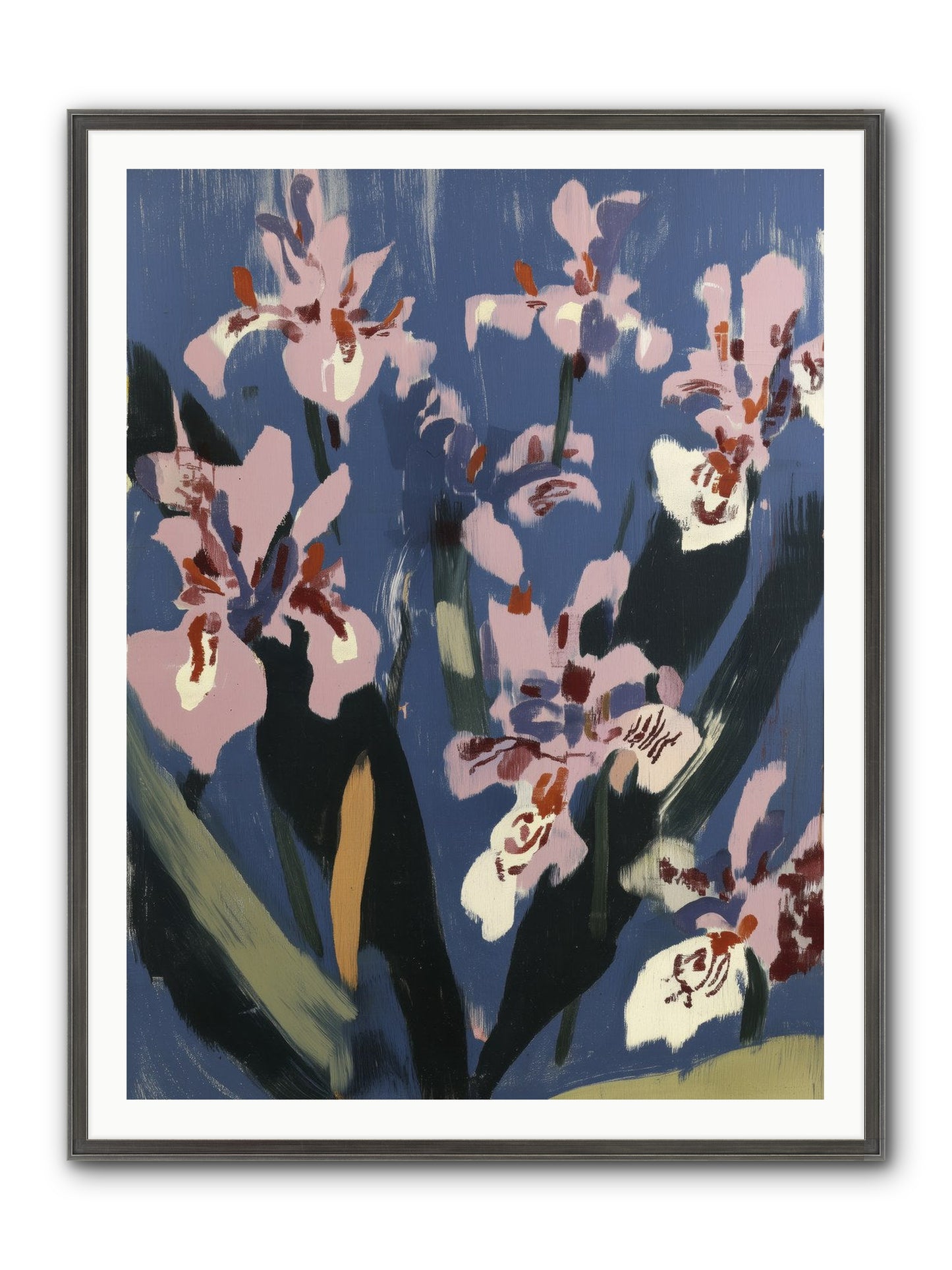 Silent Opera Framed Print - Slimwoods Black/Silver 36x48