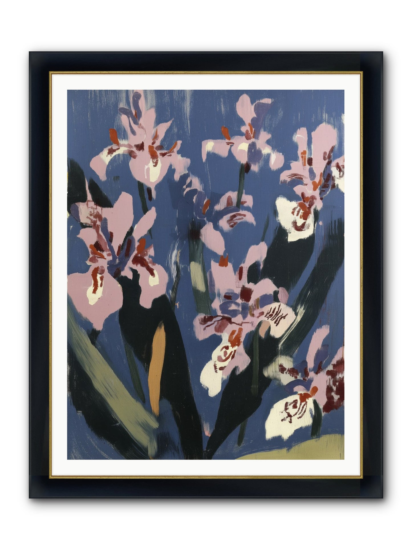 Silent Opera Framed Print - Wide Black w/Gold 36x48