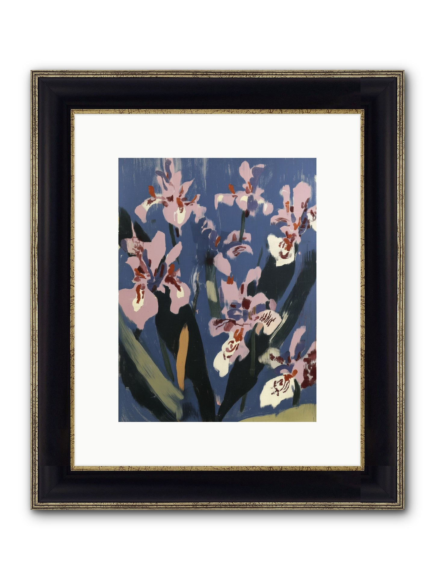 Silent Opera Framed Print - Black & Gold 9x12