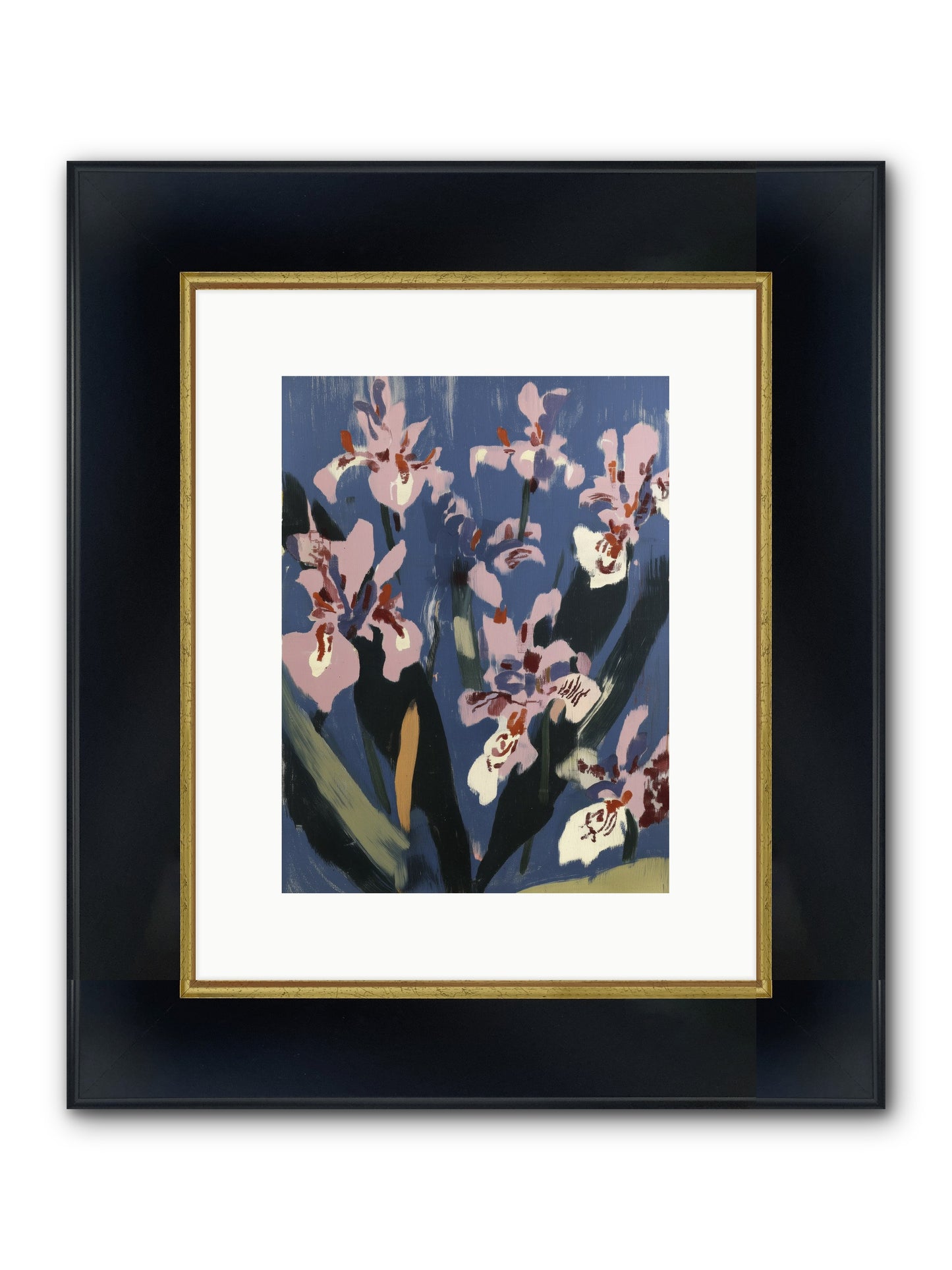Silent Opera Framed Print - Wide Black w/Gold 9x12