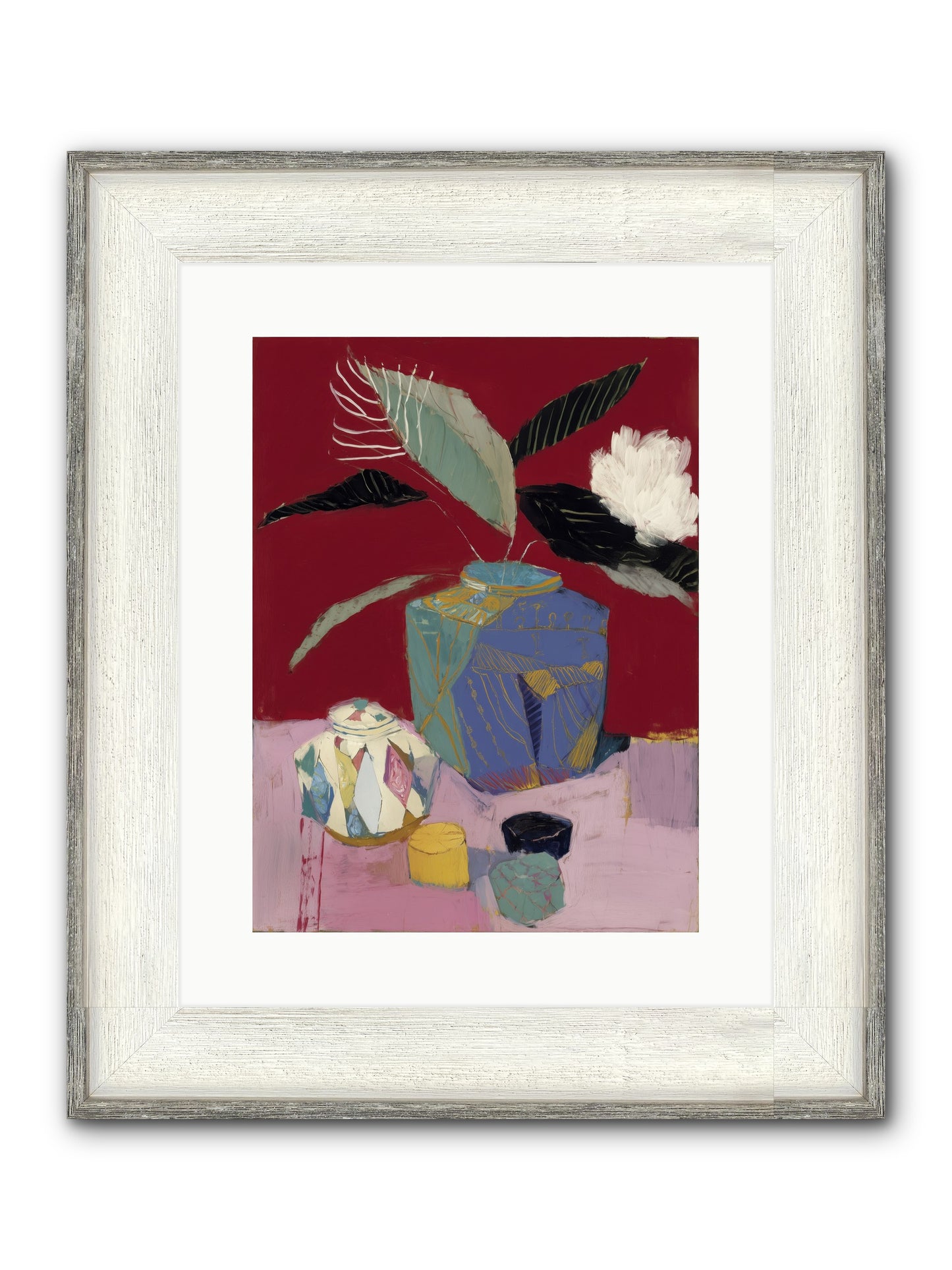 Silent Prism Framed Print - Driftwood White 12x16