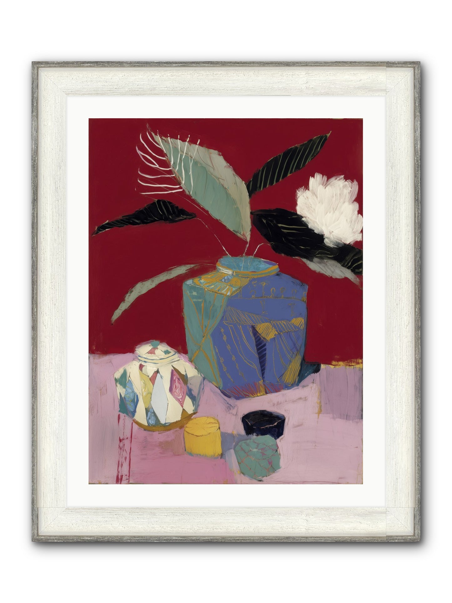 Silent Prism Framed Print - Driftwood White 24x32