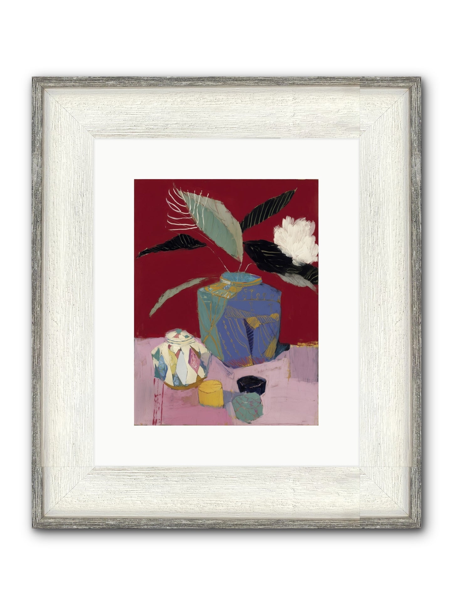Silent Prism Framed Print - Driftwood White 9x12