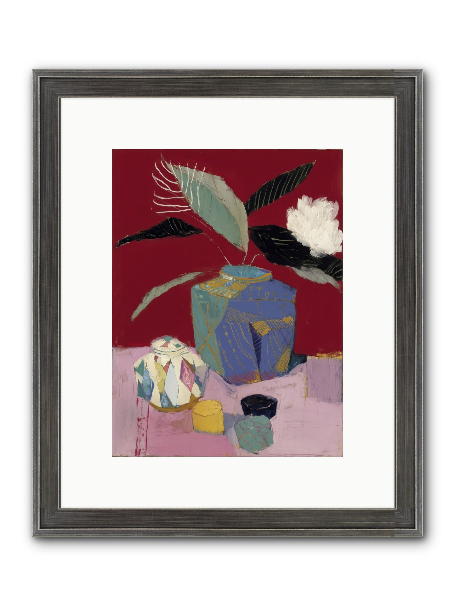 Silent Prism Framed Print - Slimwoods Black/Silver 9x12