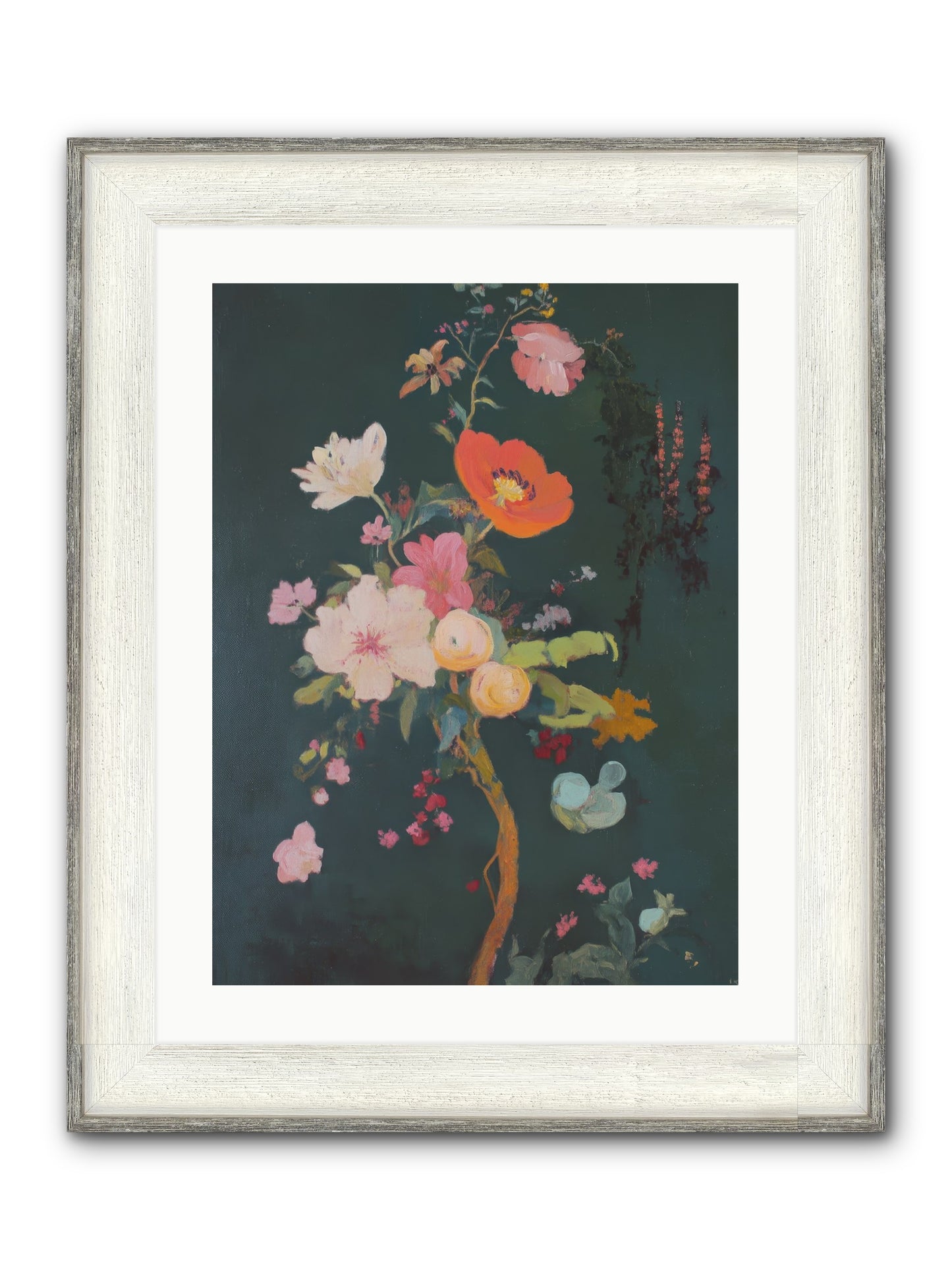 Silent Song Framed Print - Driftwood White 18x24