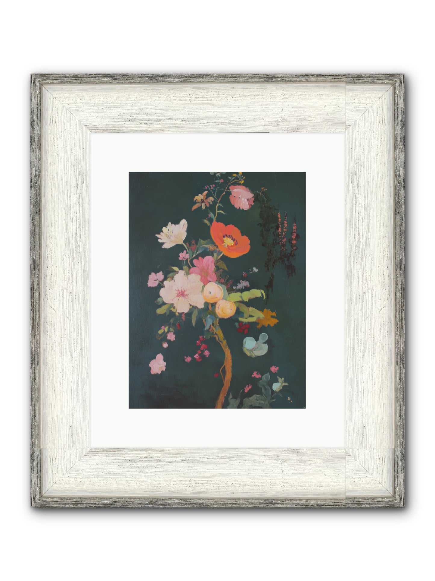 Silent Song Framed Print - Driftwood White 9x12