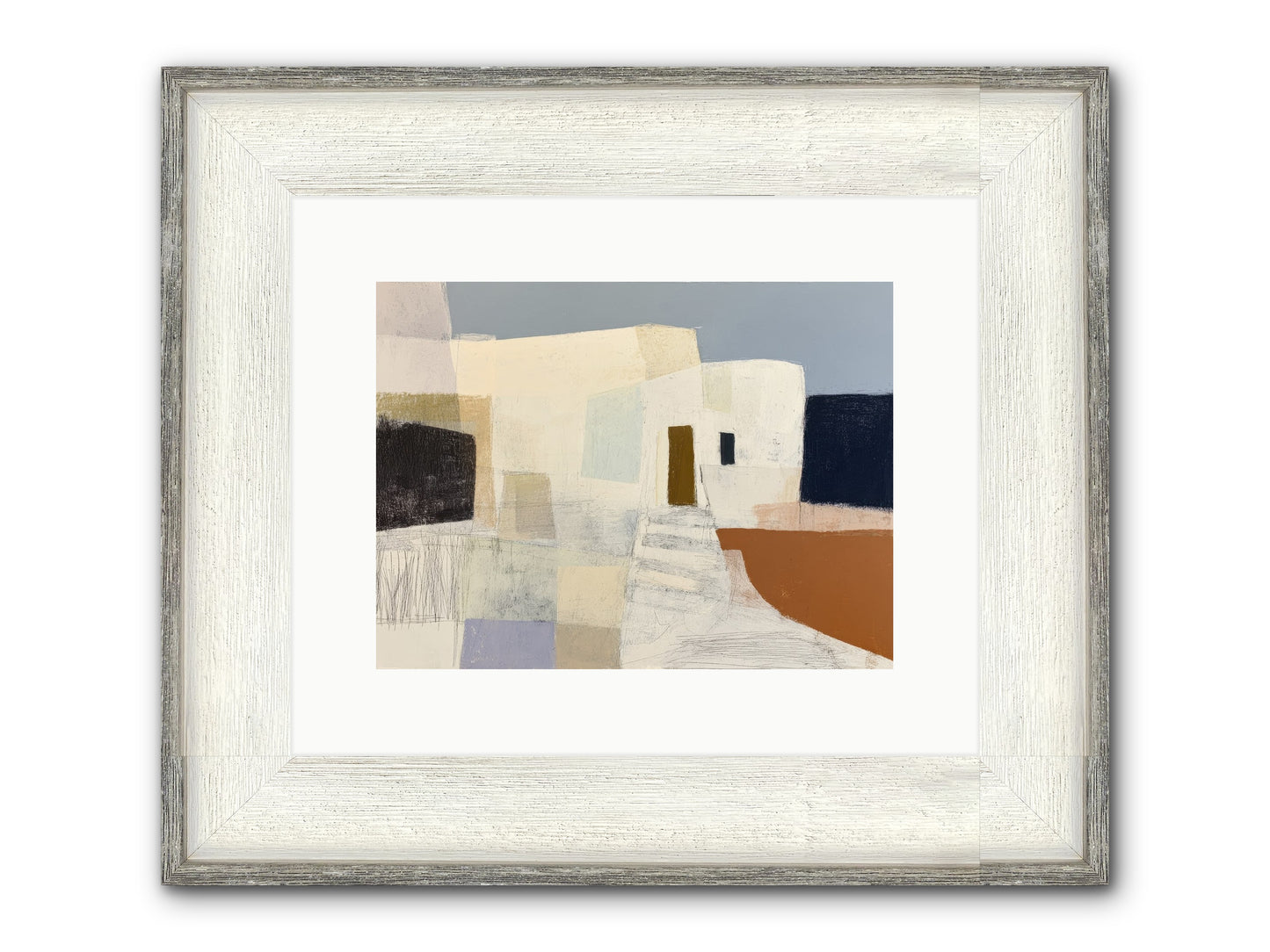 Silent Witness Framed Print - Driftwood White 12x9