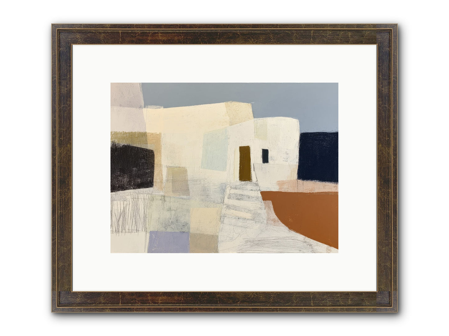 Silent Witness Framed Print - Slimwoods Black/Gold 12x9