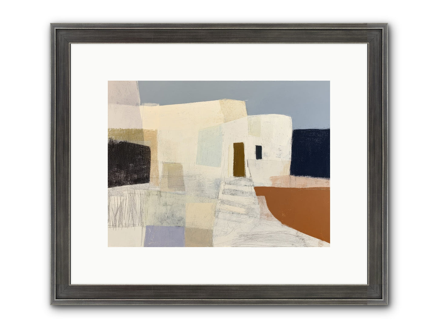 Silent Witness Framed Print - Slimwoods Black/Silver 12x9