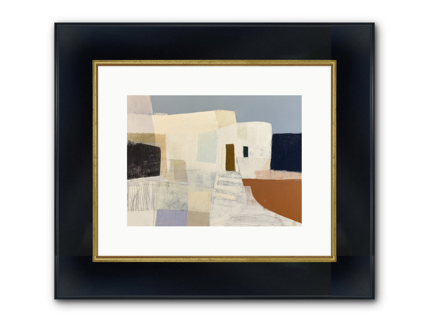 Silent Witness Framed Print - Wide Black w/Gold 12x9