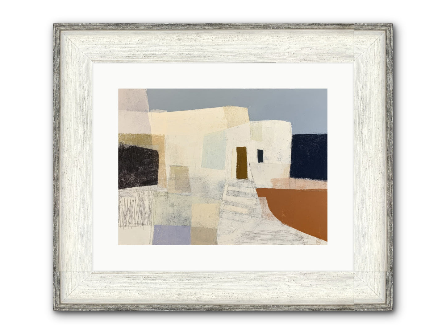 Silent Witness Framed Print - Driftwood White 16x12