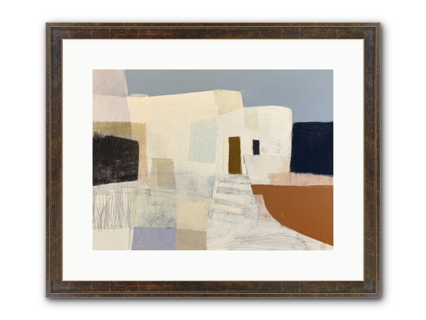 Silent Witness Framed Print - Slimwoods Black/Gold 16x12
