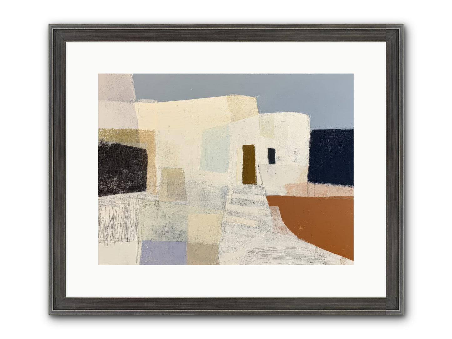 Silent Witness Framed Print - Slimwoods Black/Silver 16x12
