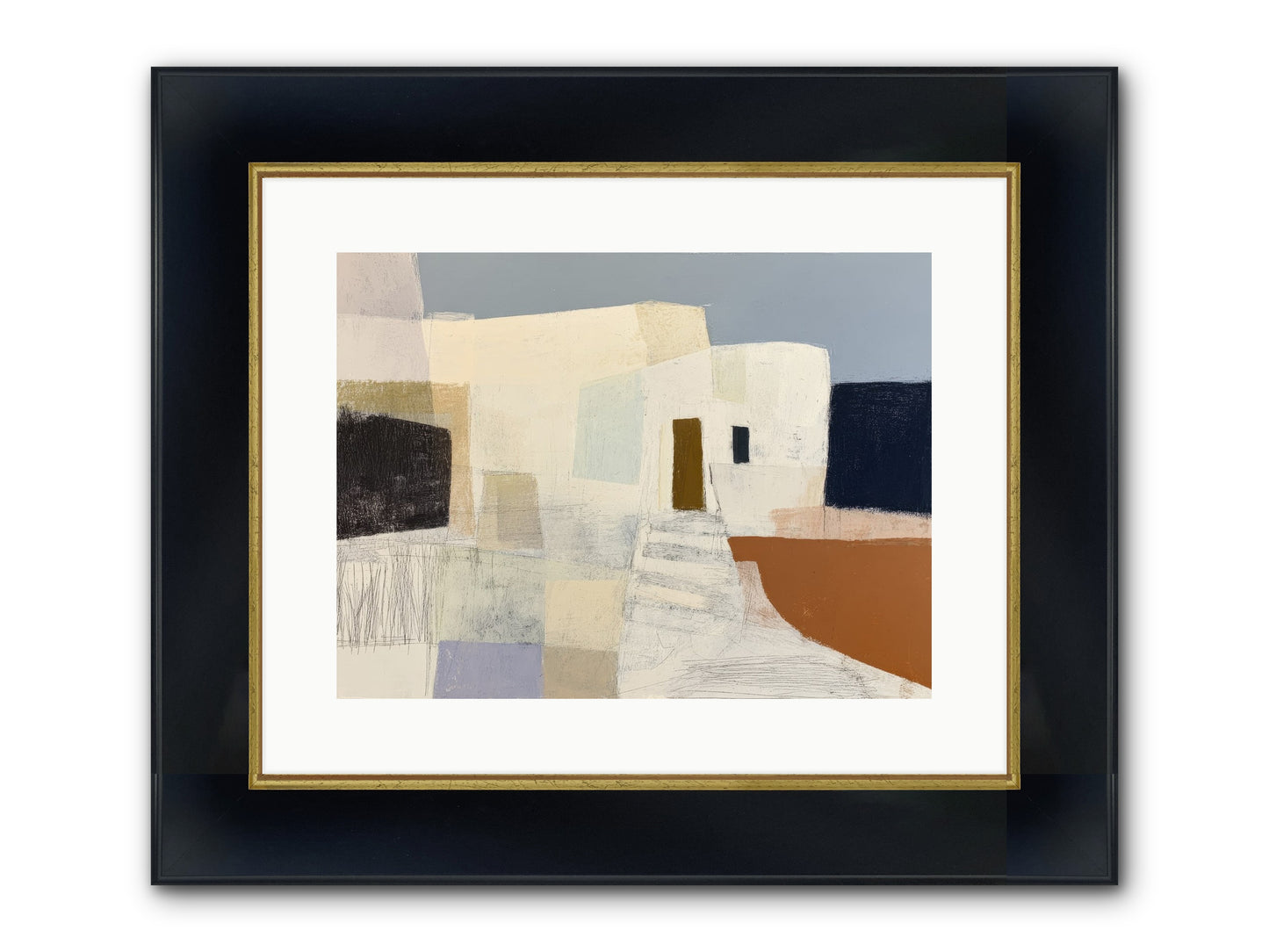 Silent Witness Framed Print - Wide Black w/Gold 16x12