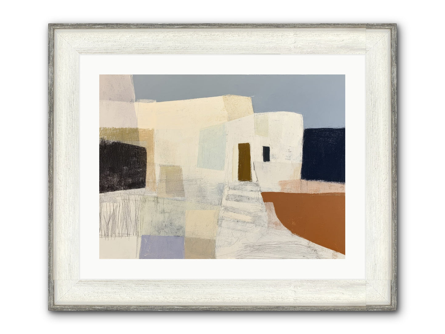 Silent Witness Framed Print - Driftwood White 24x18