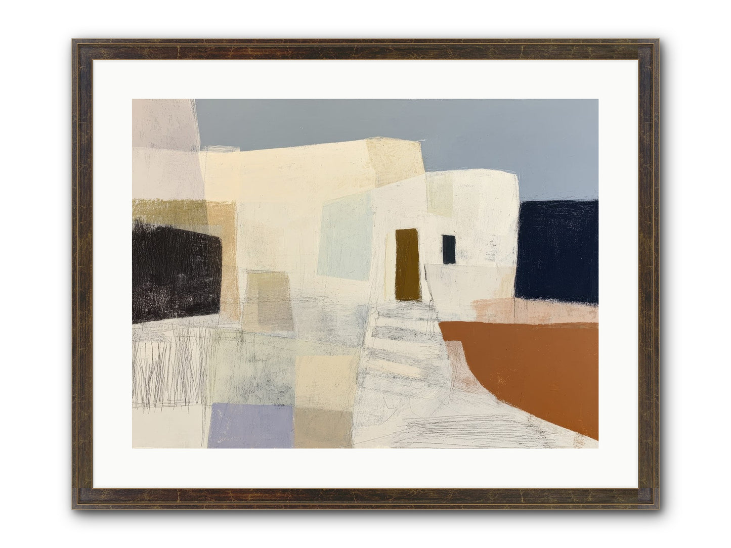 Silent Witness Framed Print - Slimwoods Black/Gold 24x18