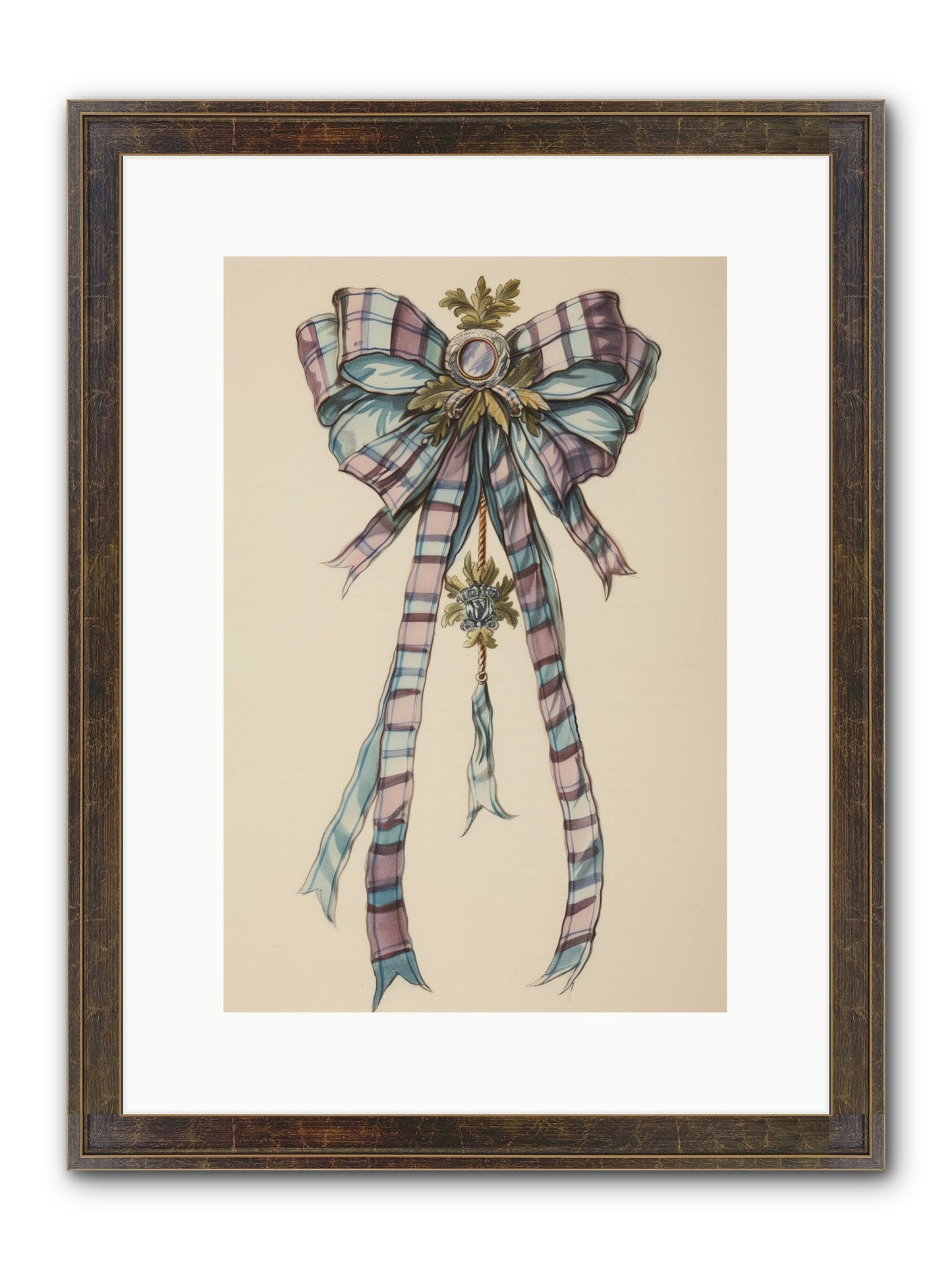 Silk Cascade Framed Print - Slimwoods Black/Gold 10x15