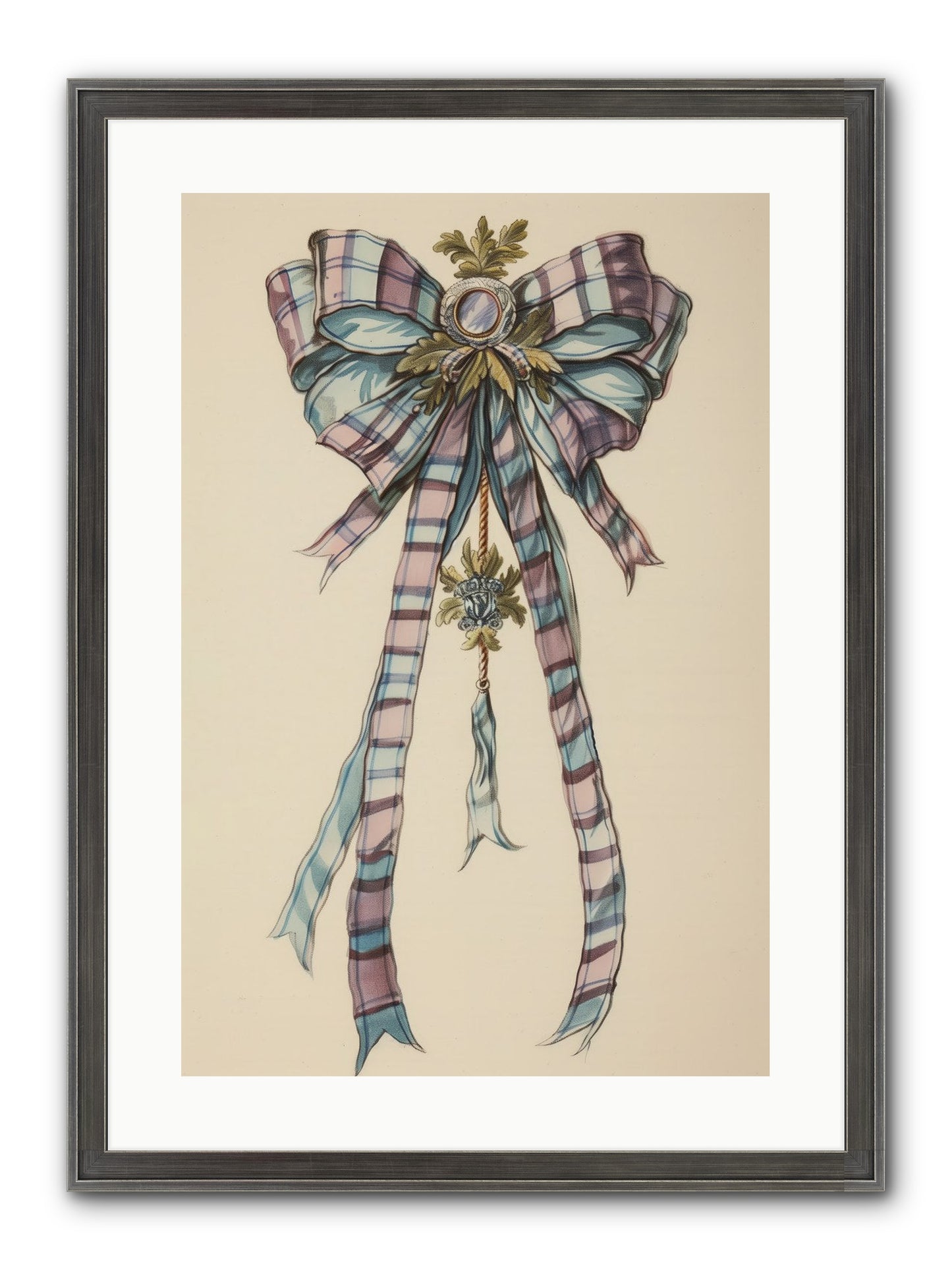 Silk Cascade Framed Print - Slimwoods Black/Silver 16x24