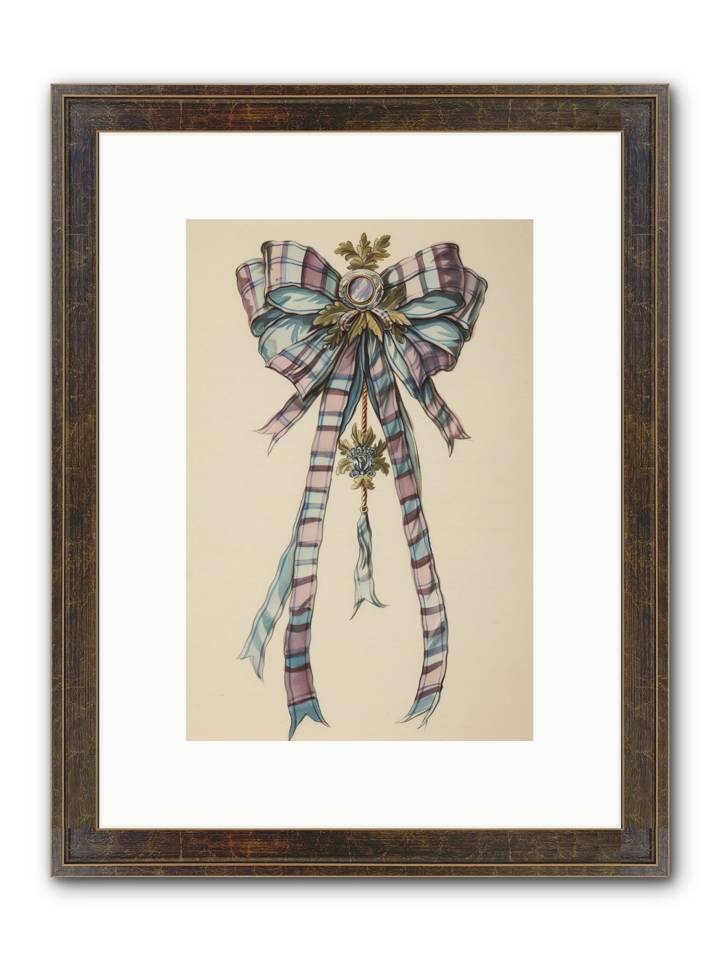 Silk Cascade Framed Print - Slimwoods Black/Gold 8x12