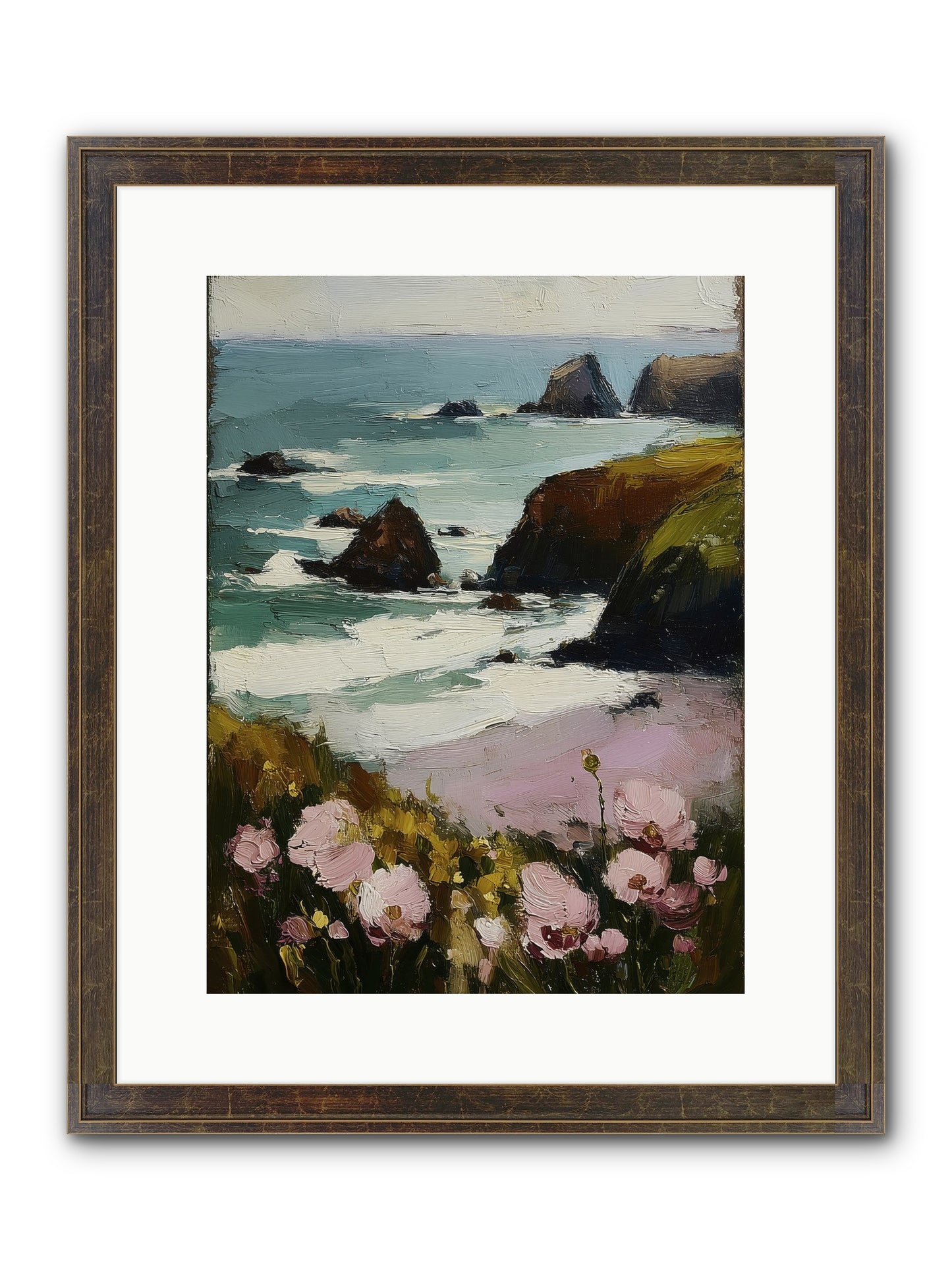 Silk-Spun Hours Framed Print - Slimwoods Black/Gold 12x16