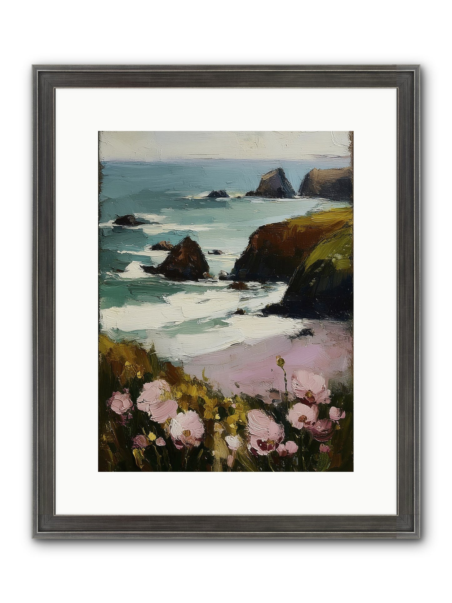 Silk-Spun Hours Framed Print - Slimwoods Black/Silver 12x16