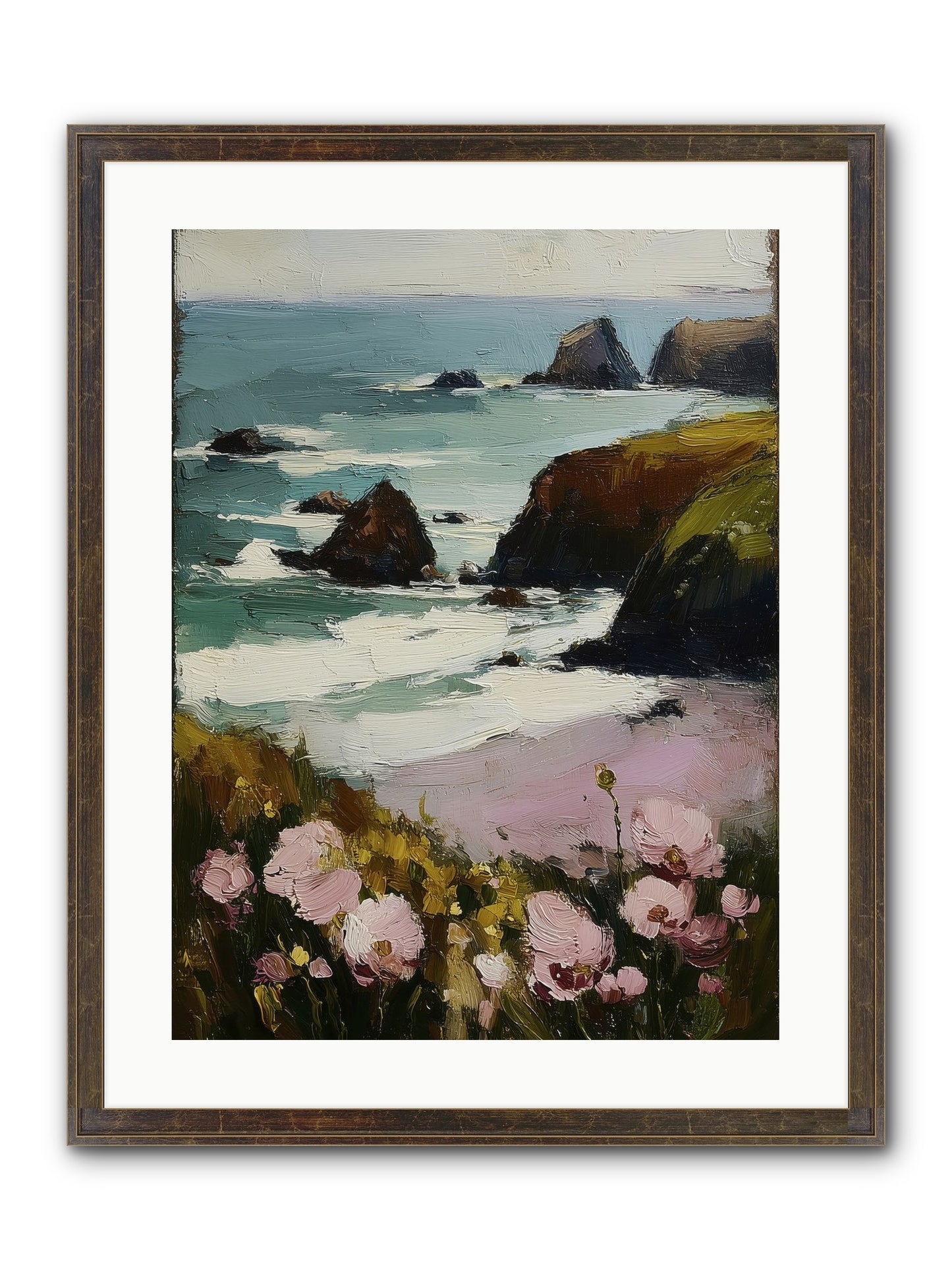 Silk-Spun Hours Framed Print - Slimwoods Black/Gold 18x24