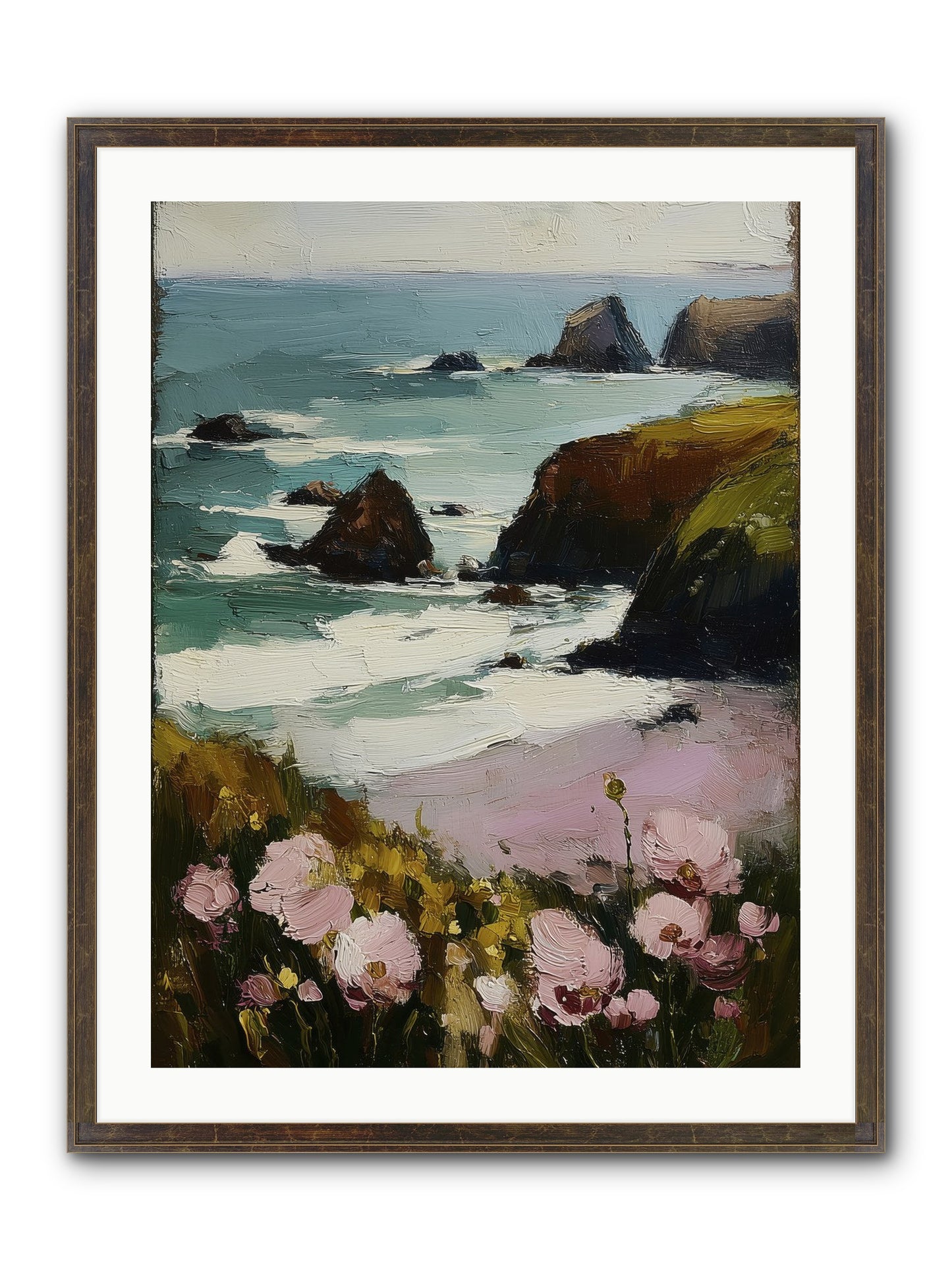 Silk-Spun Hours Framed Print - Slimwoods Black/Gold 24x32