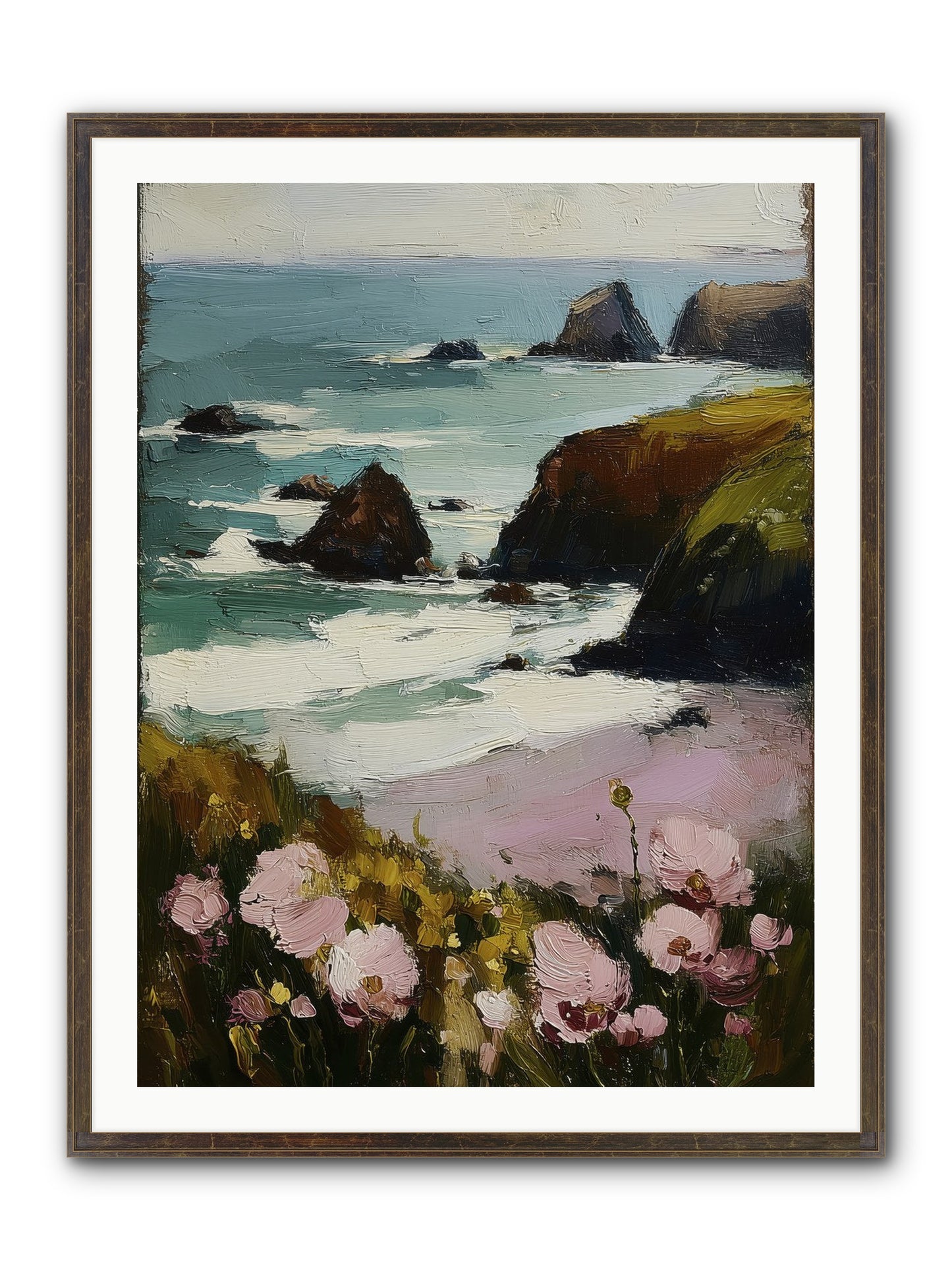 Silk-Spun Hours Framed Print - Slimwoods Black/Gold 30x40