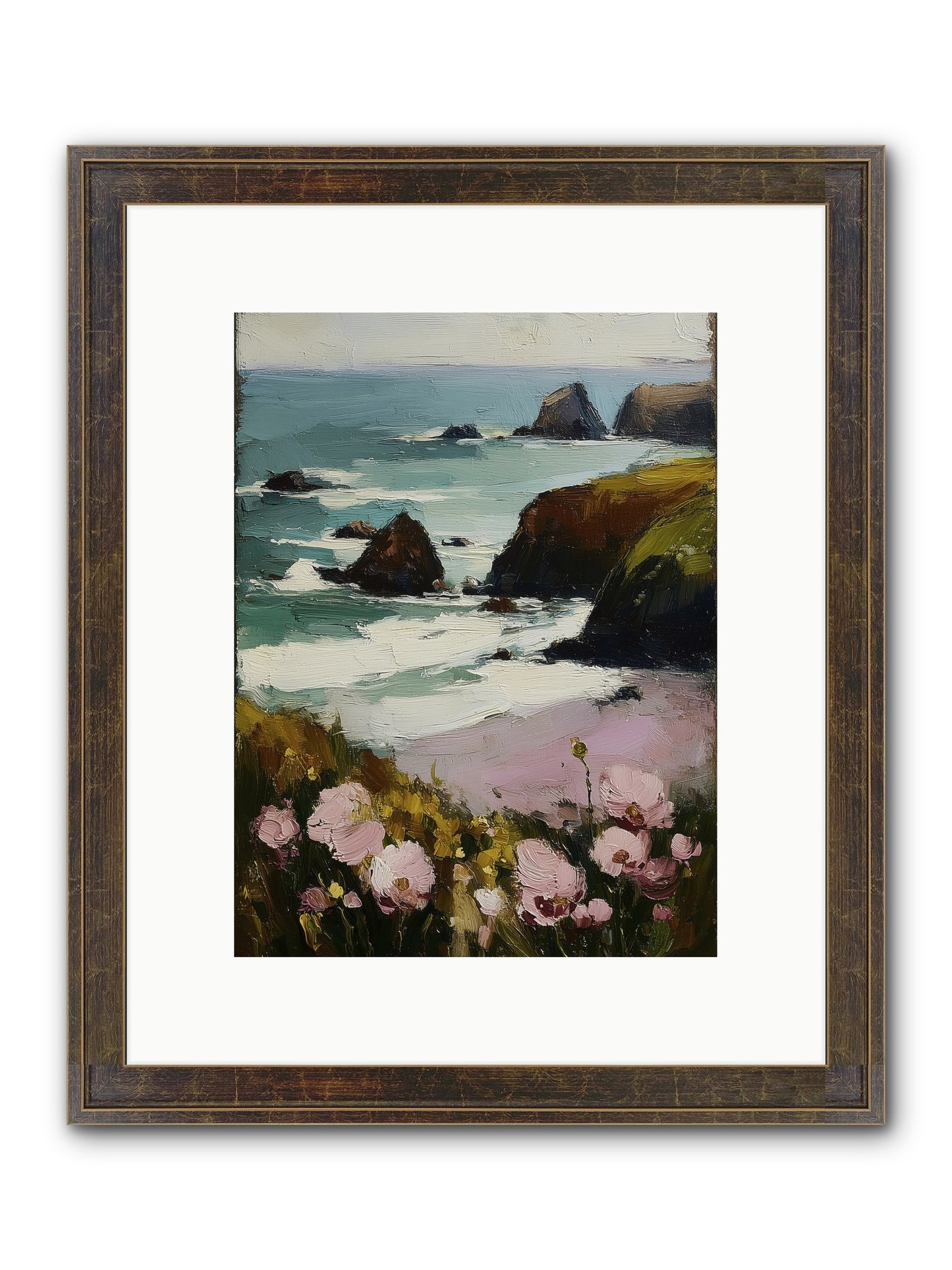 Silk-Spun Hours Framed Print - Slimwoods Black/Gold 9x12