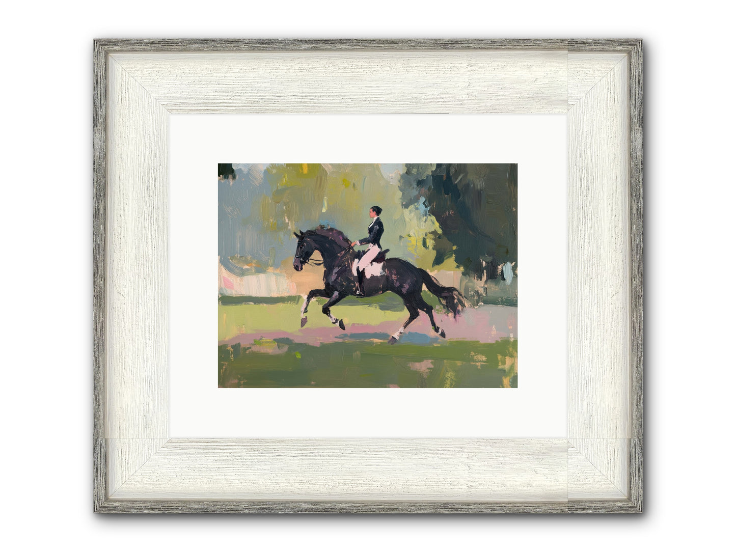 Silken Precision Framed Print - Driftwood White 12x9