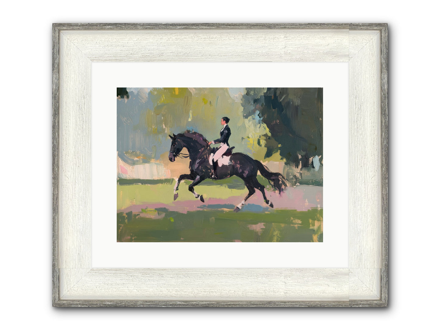 Silken Precision Framed Print - Driftwood White 16x12
