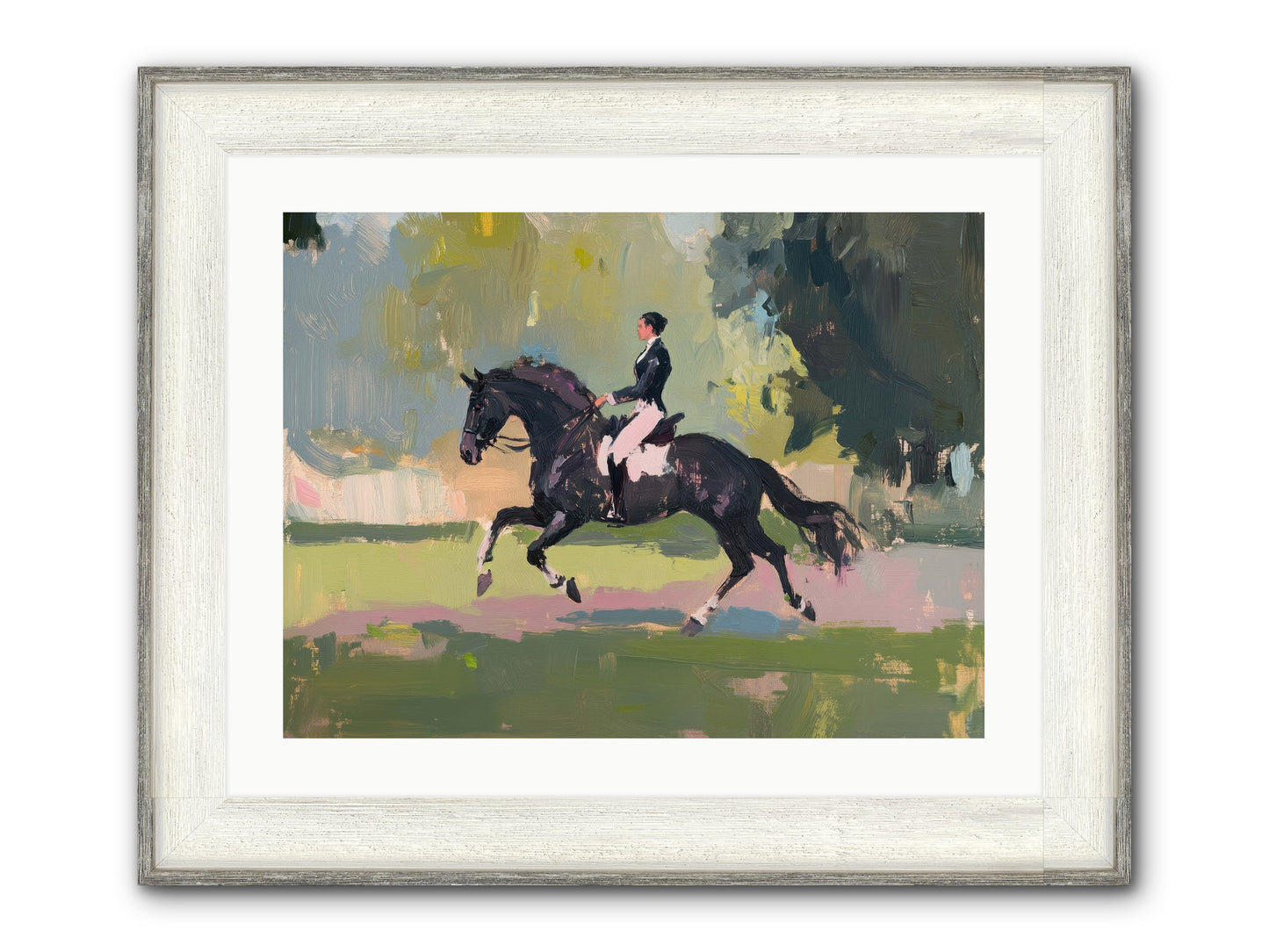 Silken Precision Framed Print - Driftwood White 24x18