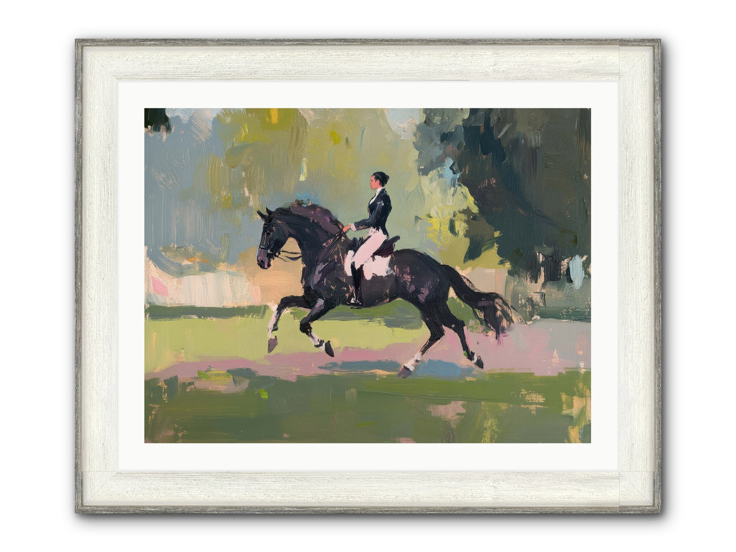 Silken Precision Framed Print - Driftwood White 32x24