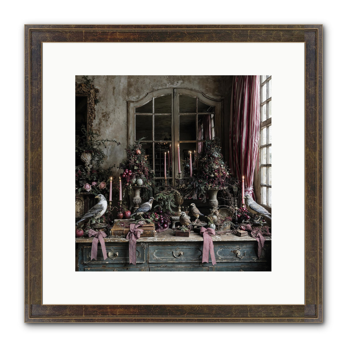 Silver Bells Society Framed Print - Slimwoods Black/Gold 12x12