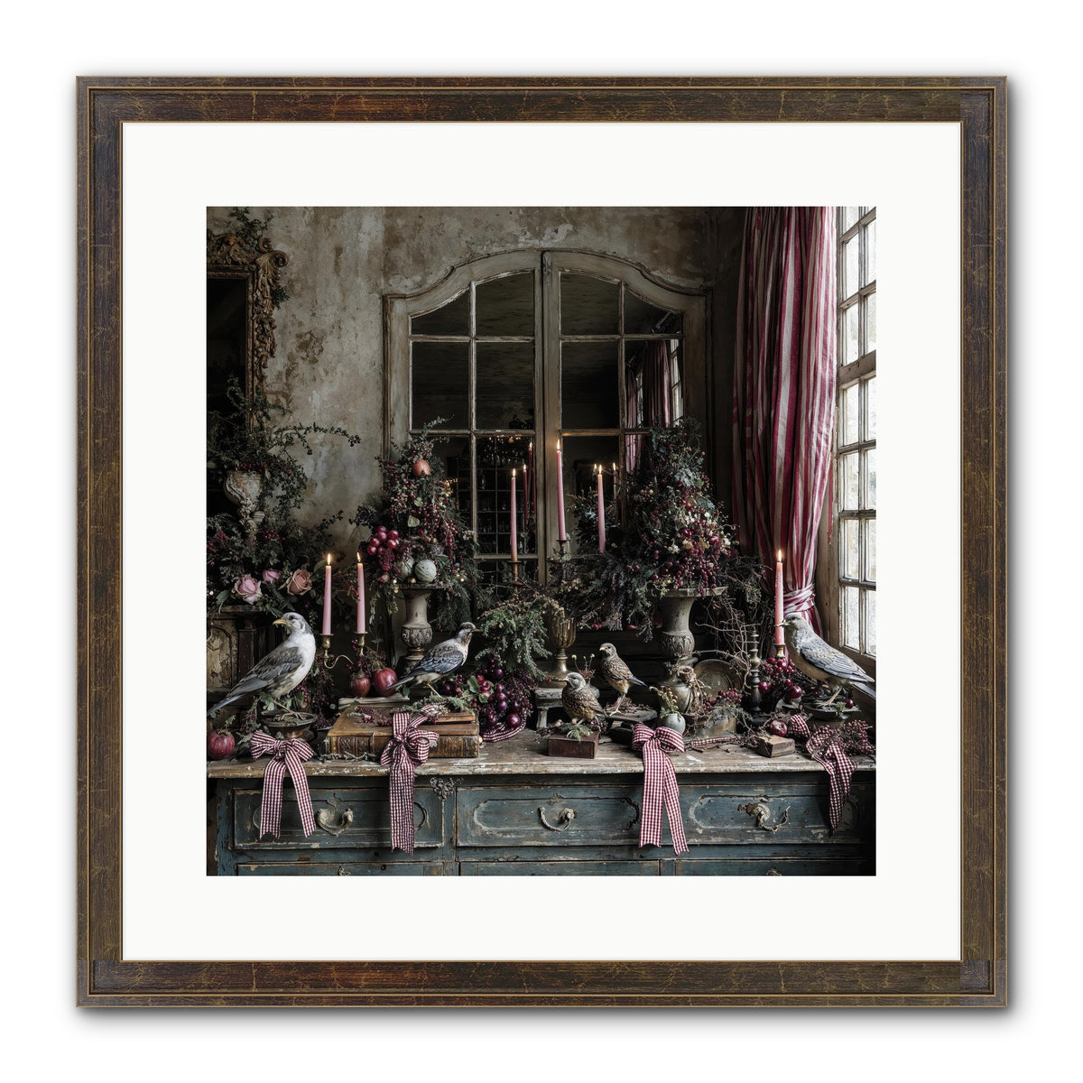 Silver Bells Society Framed Print - Slimwoods Black/Gold 16x16