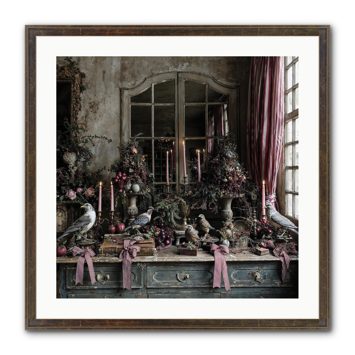 Silver Bells Society Framed Print - Slimwoods Black/Gold 24x24