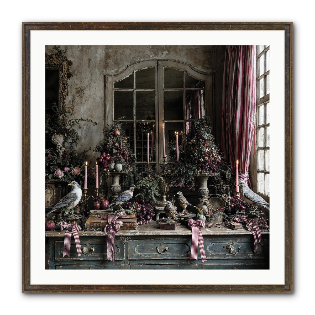 Silver Bells Society Framed Print - Slimwoods Black/Gold 30x30
