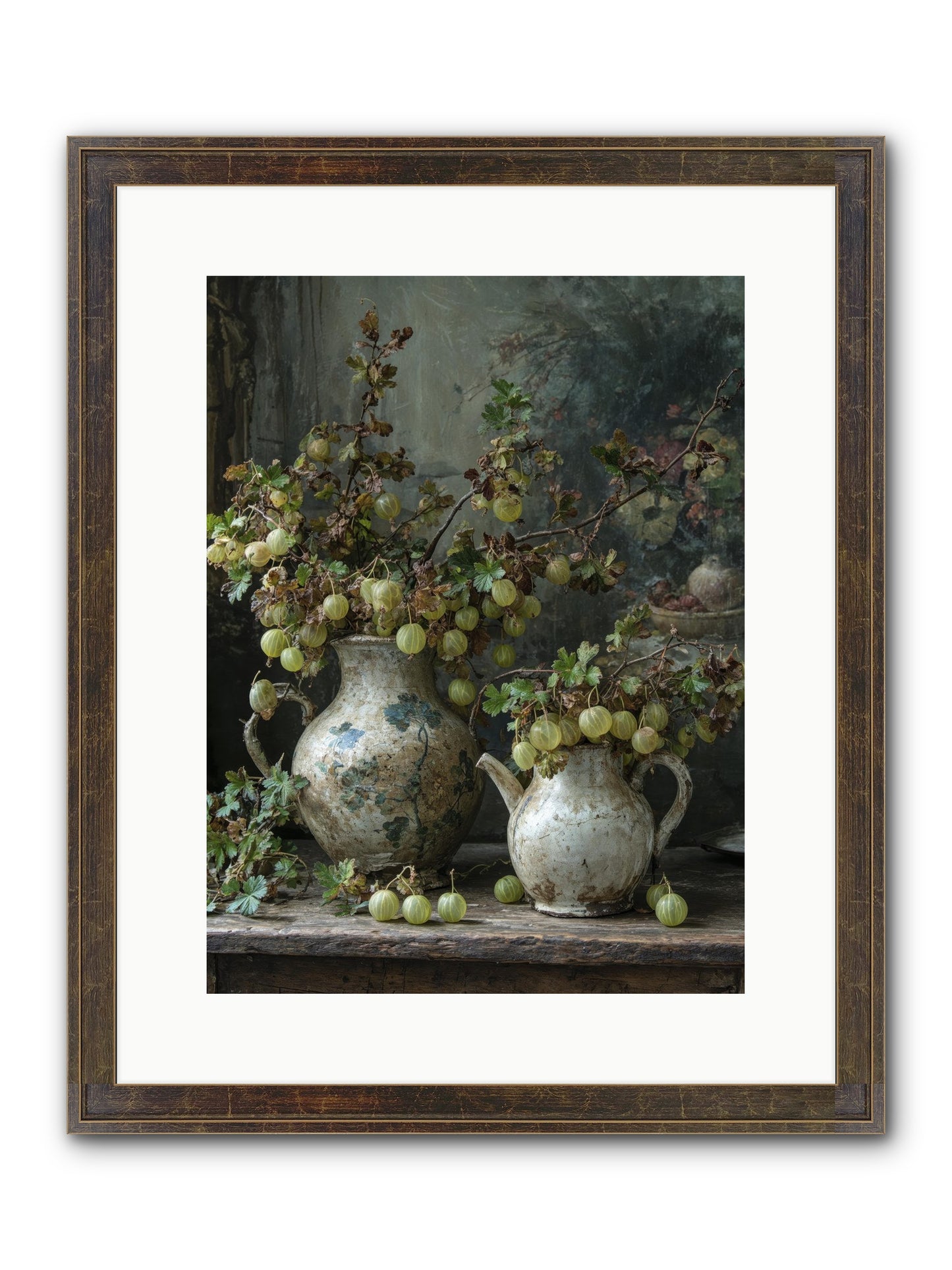 Silver Lining Framed Print - Slimwoods Black/Gold 12x16
