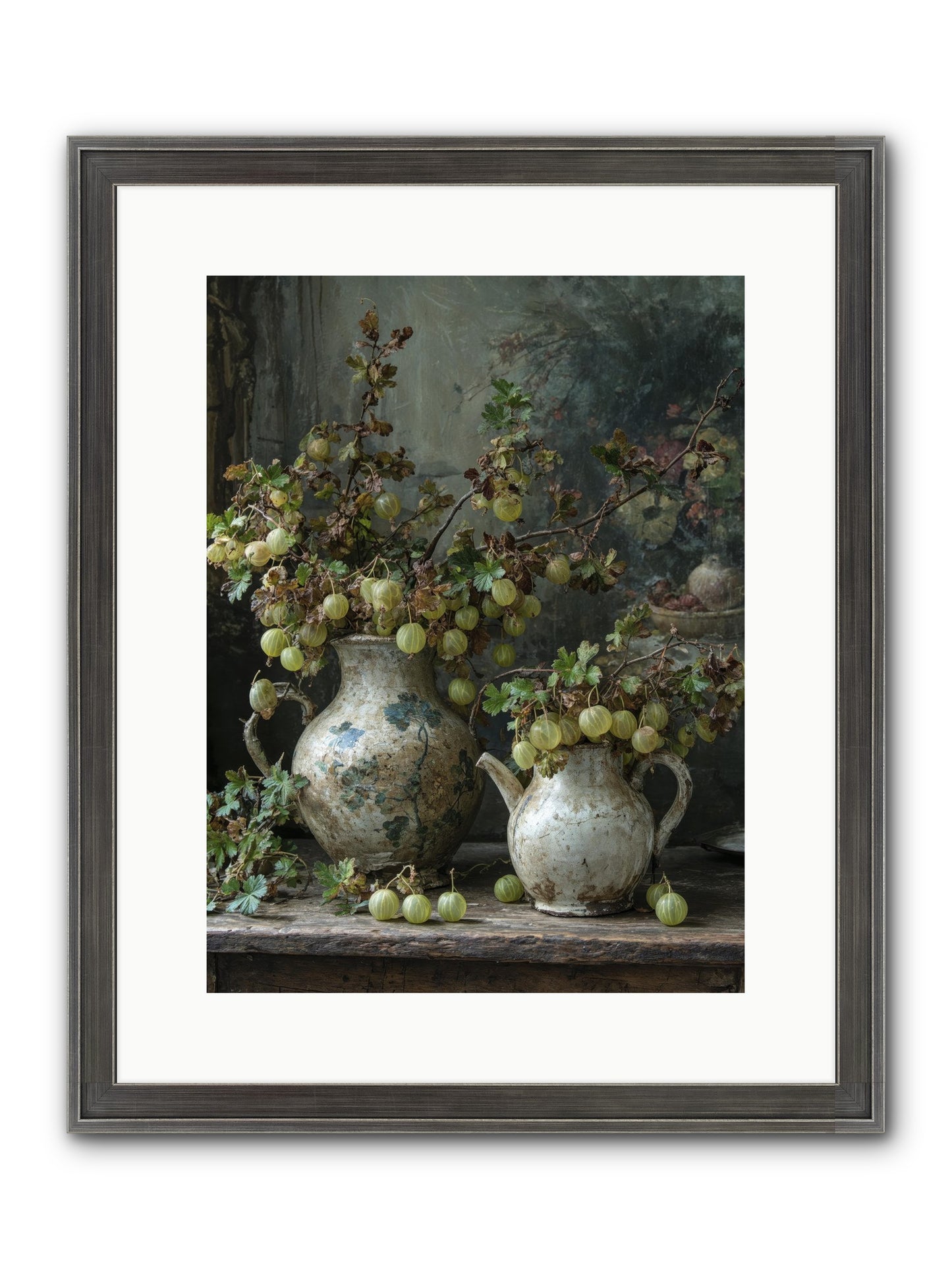 Silver Lining Framed Print - Slimwoods Black/Silver 12x16