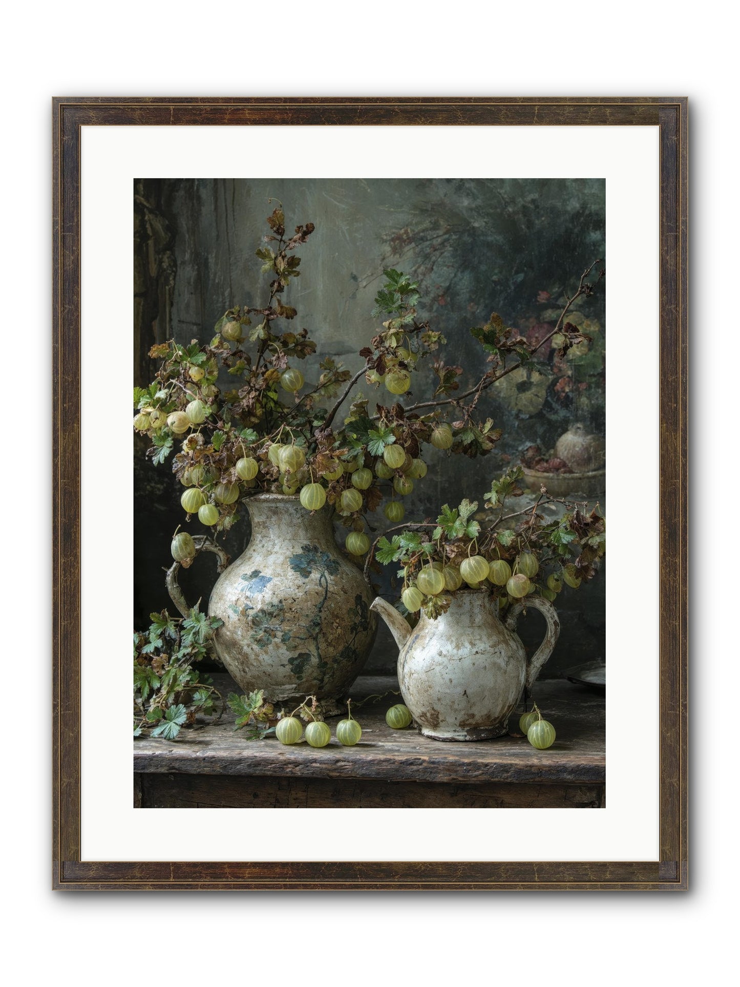 Silver Lining Framed Print - Slimwoods Black/Gold 18x24