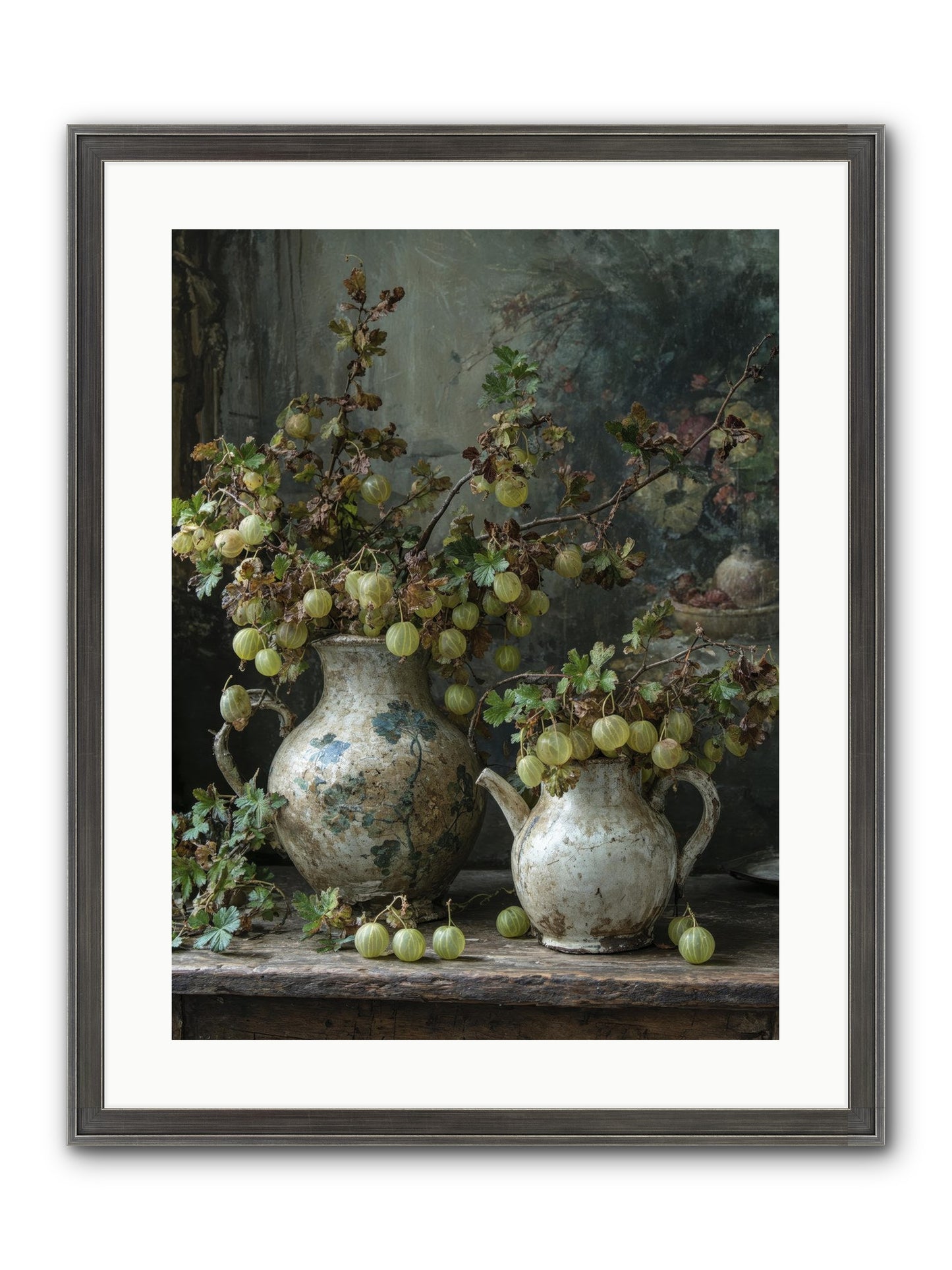 Silver Lining Framed Print - Slimwoods Black/Silver 18x24