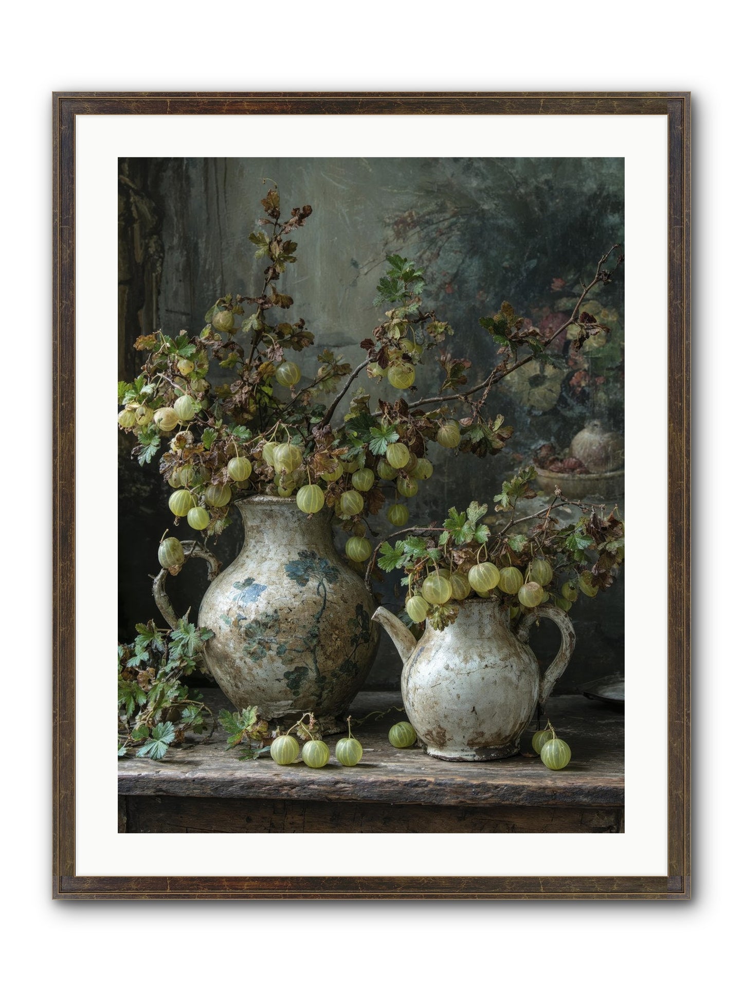 Silver Lining Framed Print - Slimwoods Black/Gold 24x32