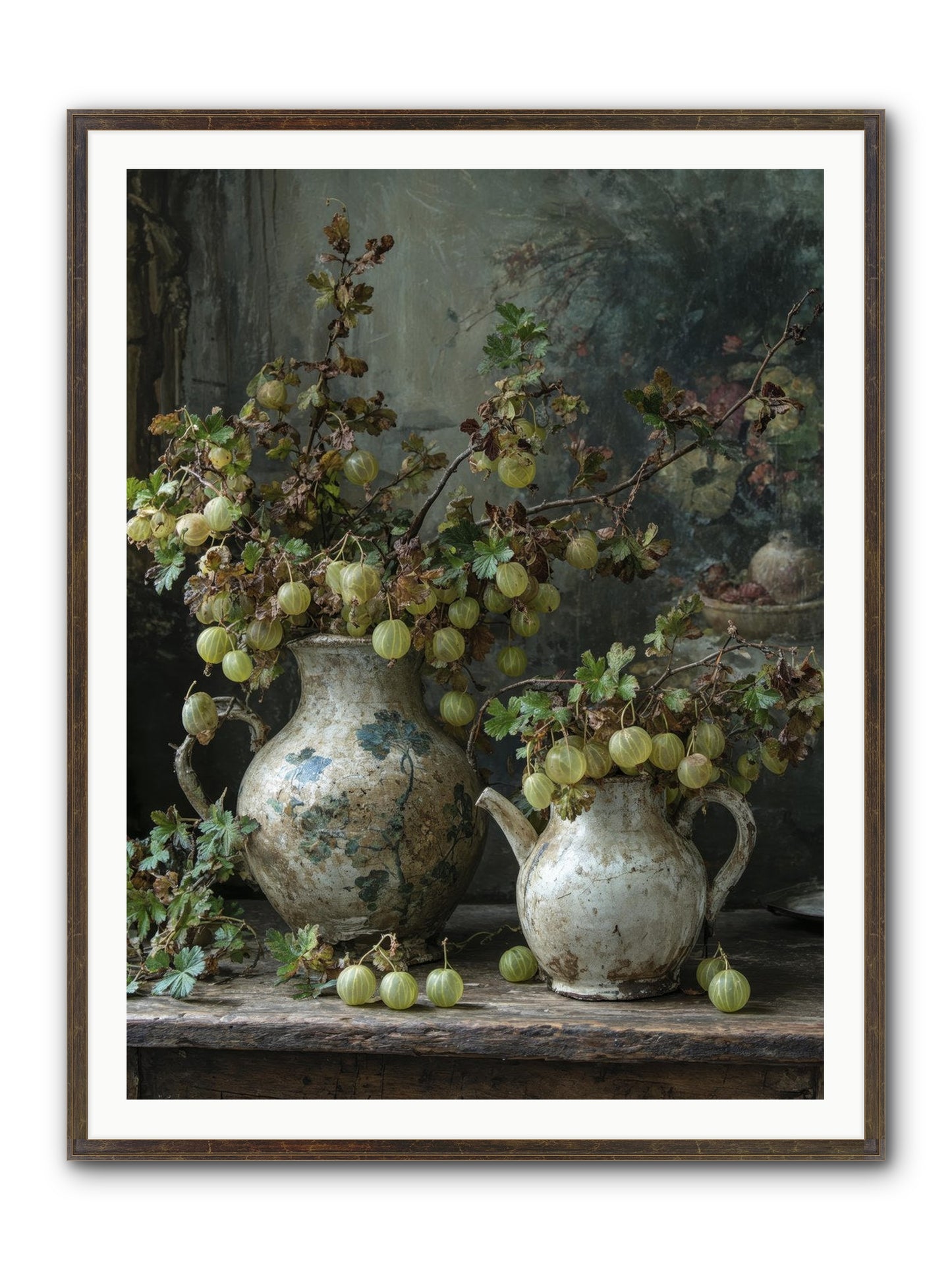 Silver Lining Framed Print - Slimwoods Black/Gold 36x48